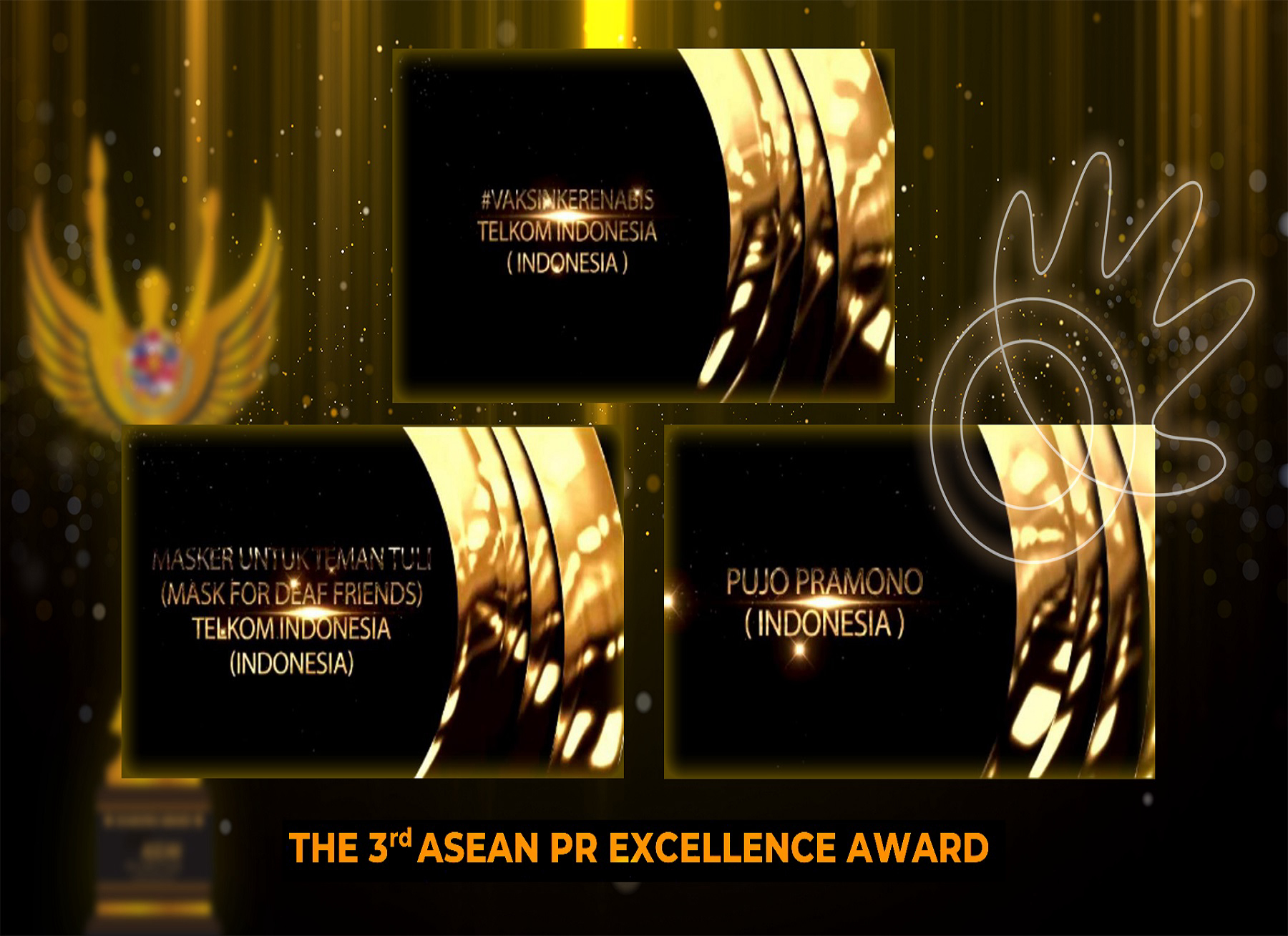 Telkom Sabet Predikat Diamond dalam Ajang The 3rd ASEAN PR Excellence Awards 2021