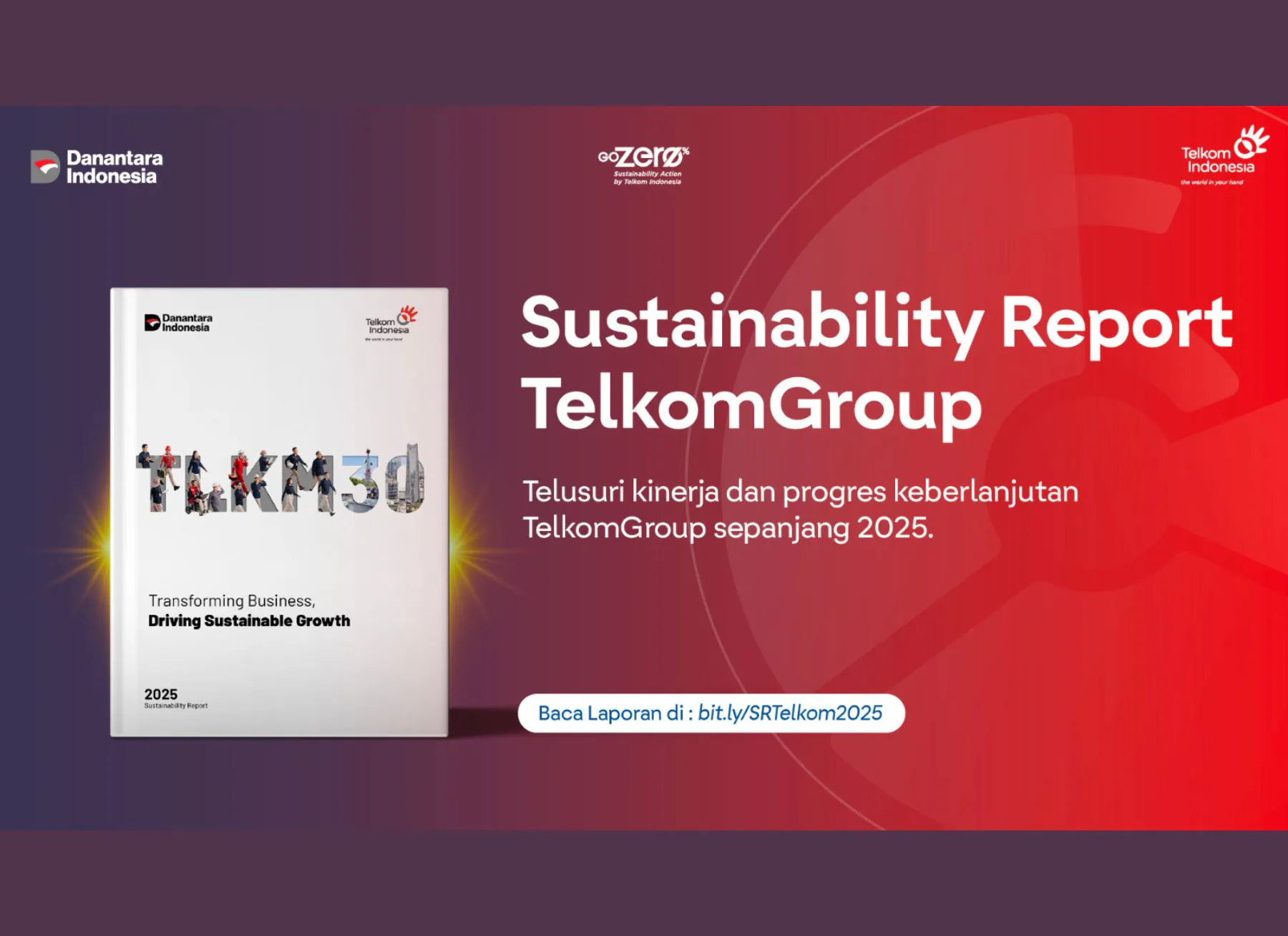 Sustainability Report 2025 TelkomGroup tentang ESG, transformasi digital, dan strategi bisnis berkelanjutan