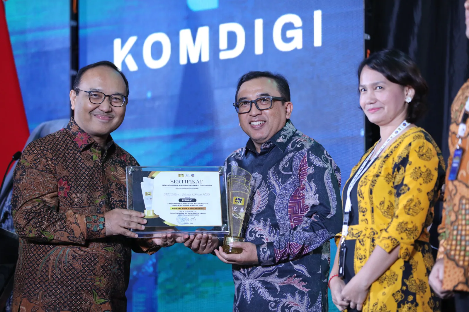 Telkom Raih 2 Penghargaan Terbaik dalam Ajang Anugerah Media Humas