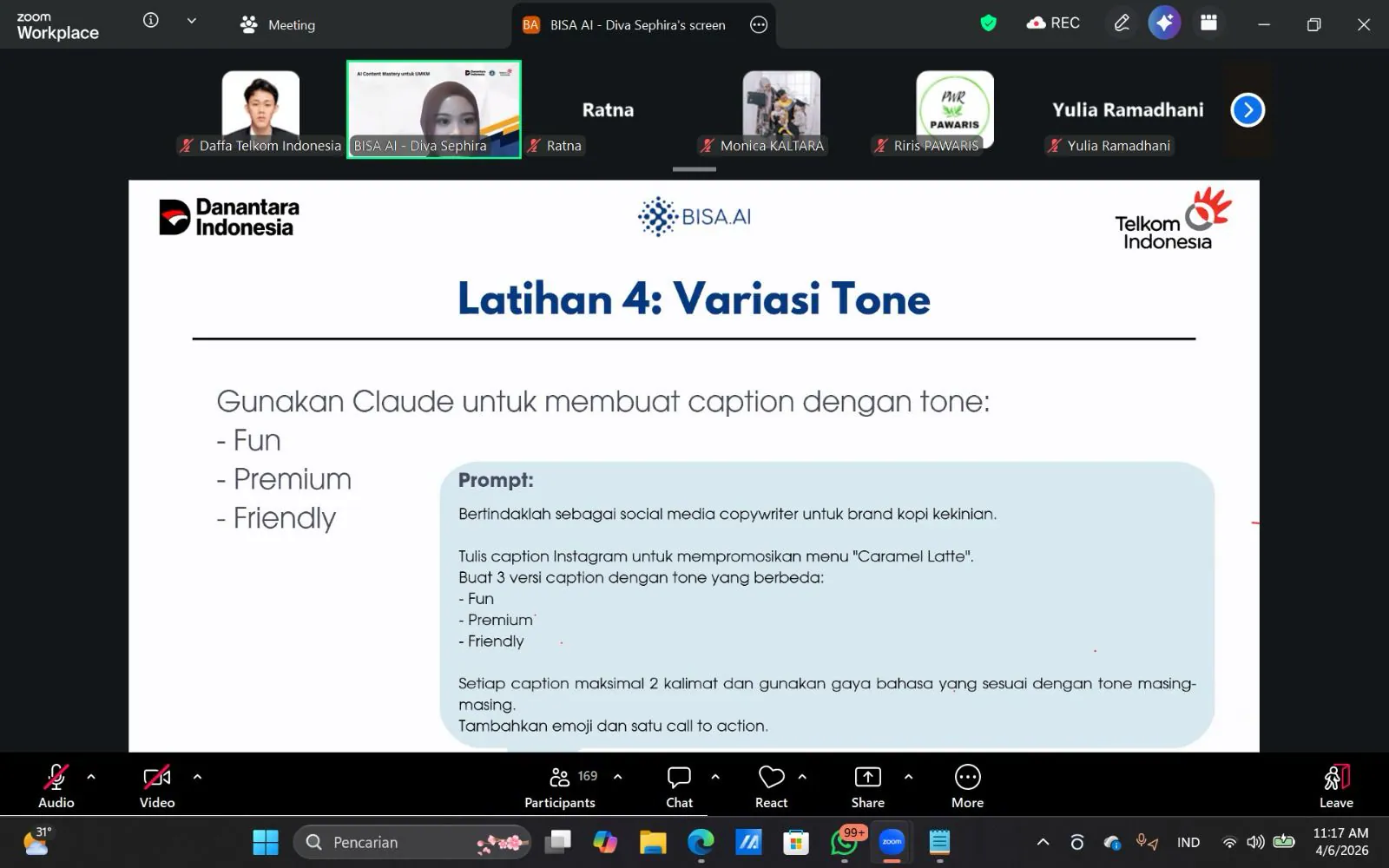 Naik Kelas Lewat AI: Telkom Bekali 260 Perempuan Pelaku UMKM Jadi Kreator Digital untuk Pengembangan Bisnis