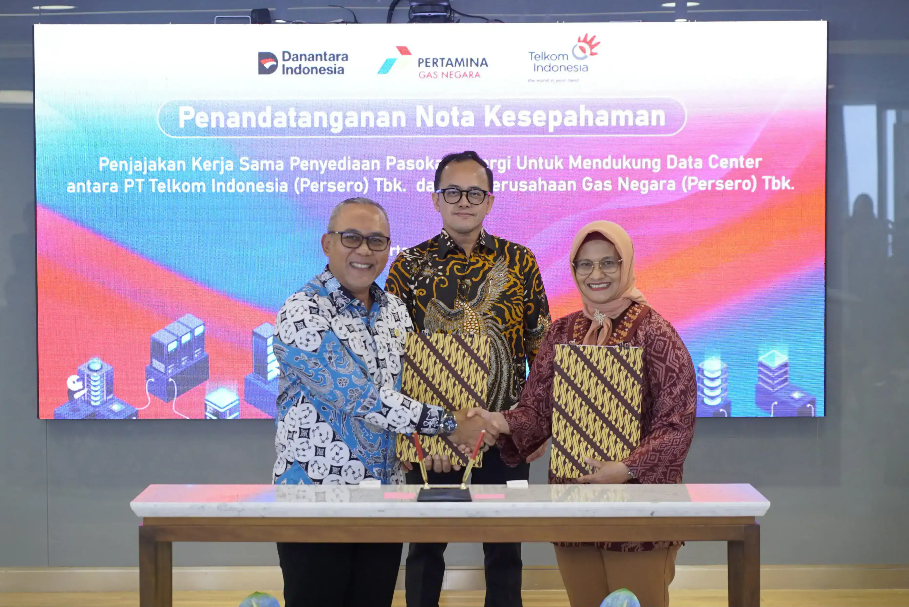Telkom–PGN Dorong Ekosistem Green Digital Infrastructure Terintegrasi Bersama Mitra Global