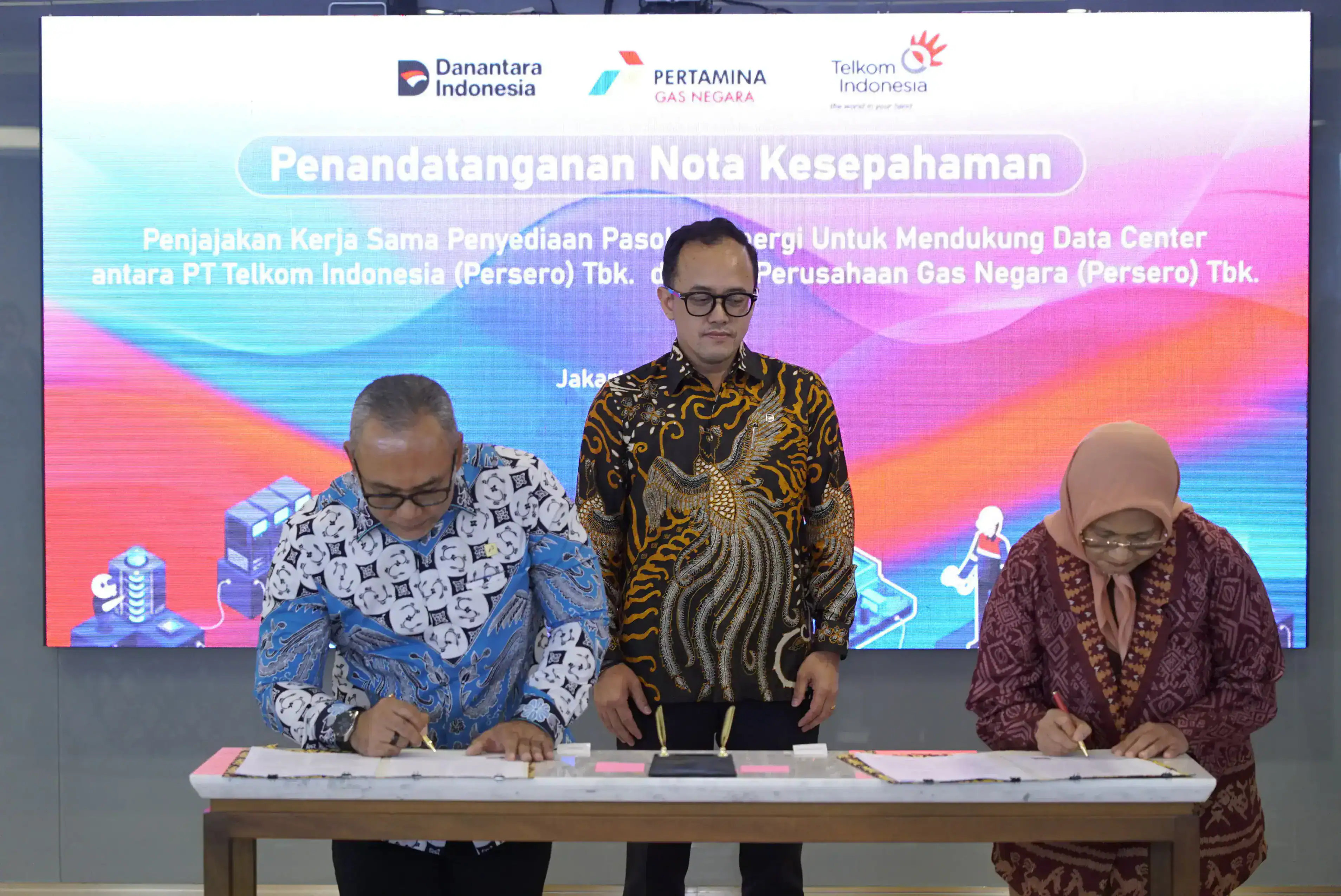 Telkom–PGN Dorong Ekosistem Green Digital Infrastructure Terintegrasi Bersama Mitra Global