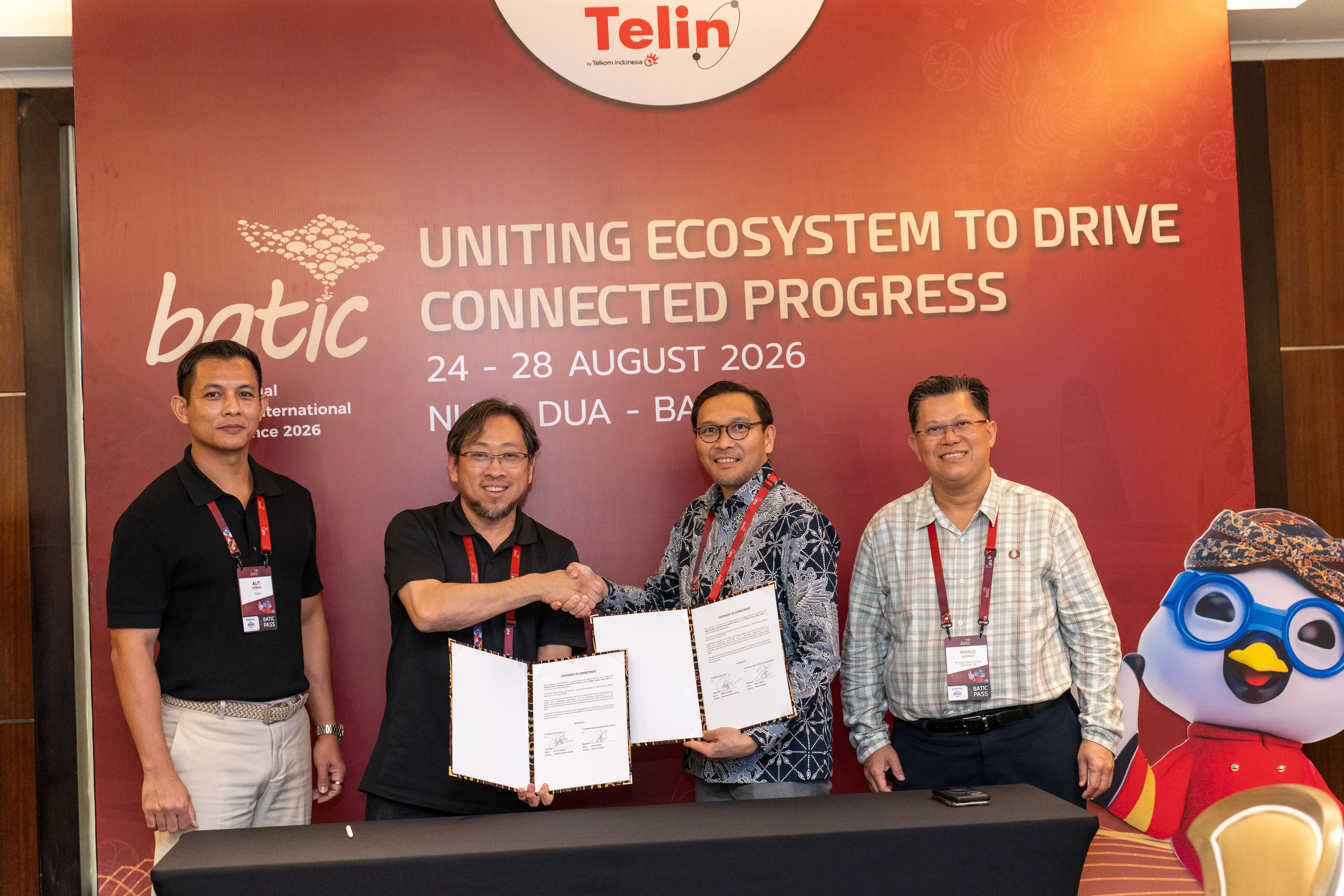 Telin Perluas Jejak Ekosistem Digital Global melalui Empat Kemitraan Strategis di BATIC 2026