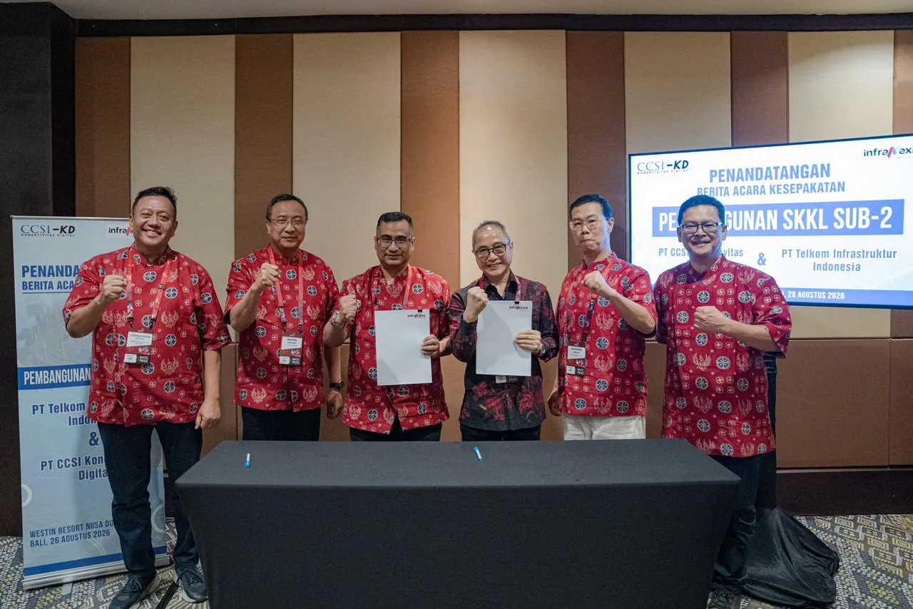 InfraNexia dan CCSI-KD Kembangkan SKKL SUB-2, Dorong Kesiapan Infrastruktur Hadapi Pertumbuhan Trafik Data