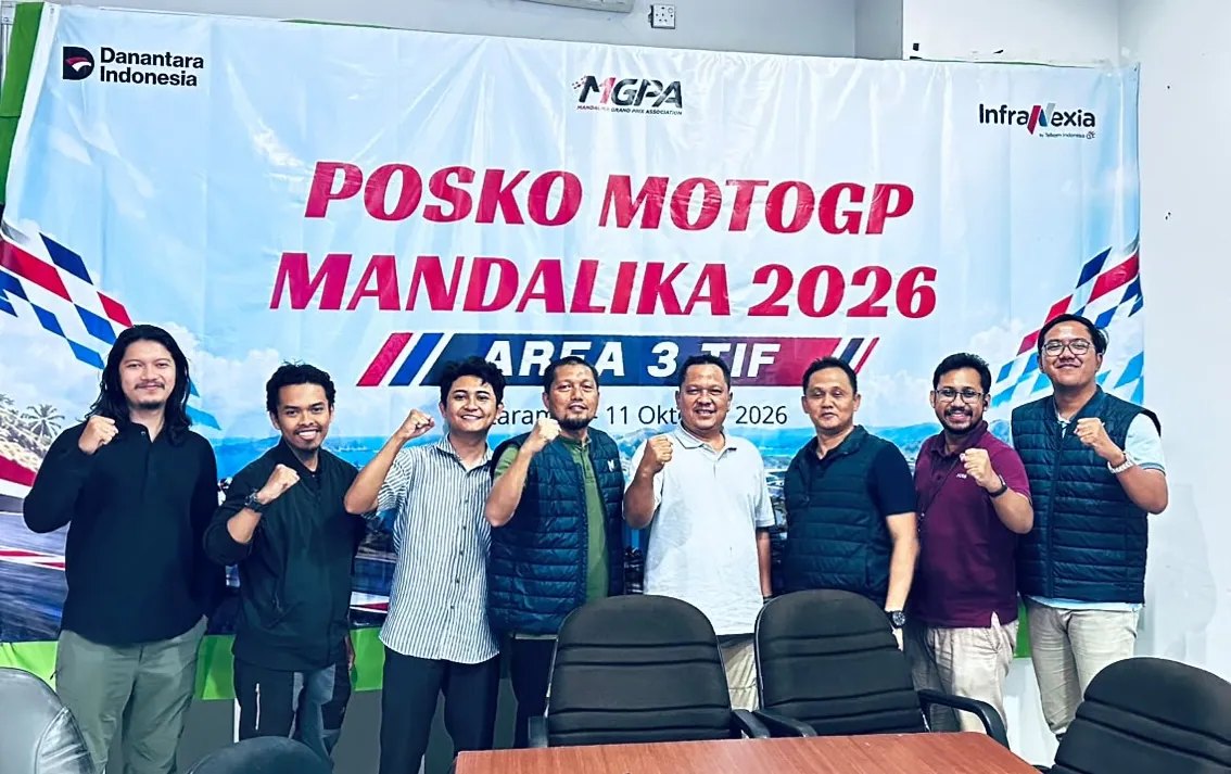 Dukung Gelaran MotoGP Mandalika 2026, TelkomGroup Siagakan Infrastruktur Digital Berkapasitas Tinggi