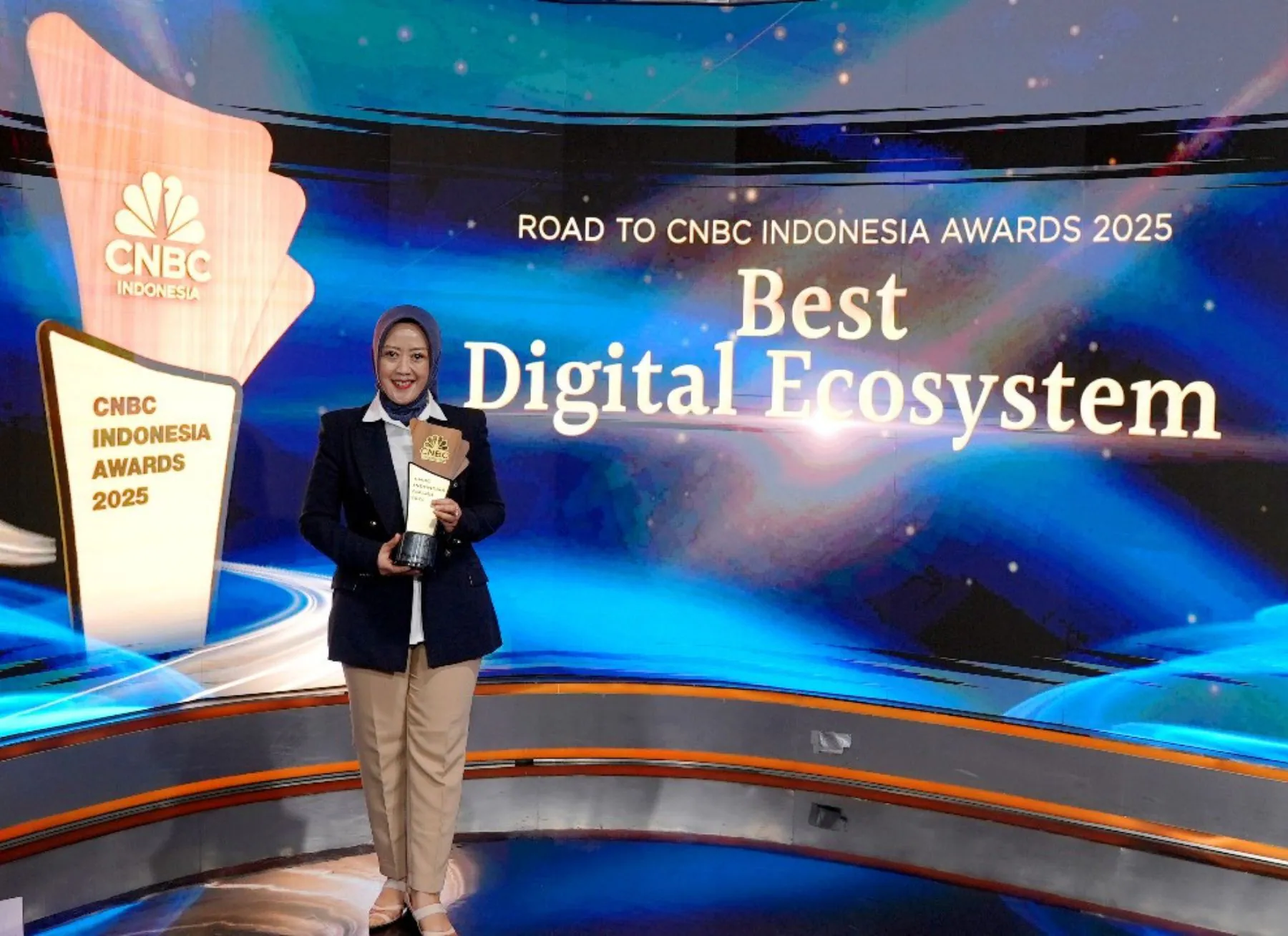 Telkom Solution Raih Penghargaan Best Digital Solution for Enterprise Business dari CNBC Indonesia