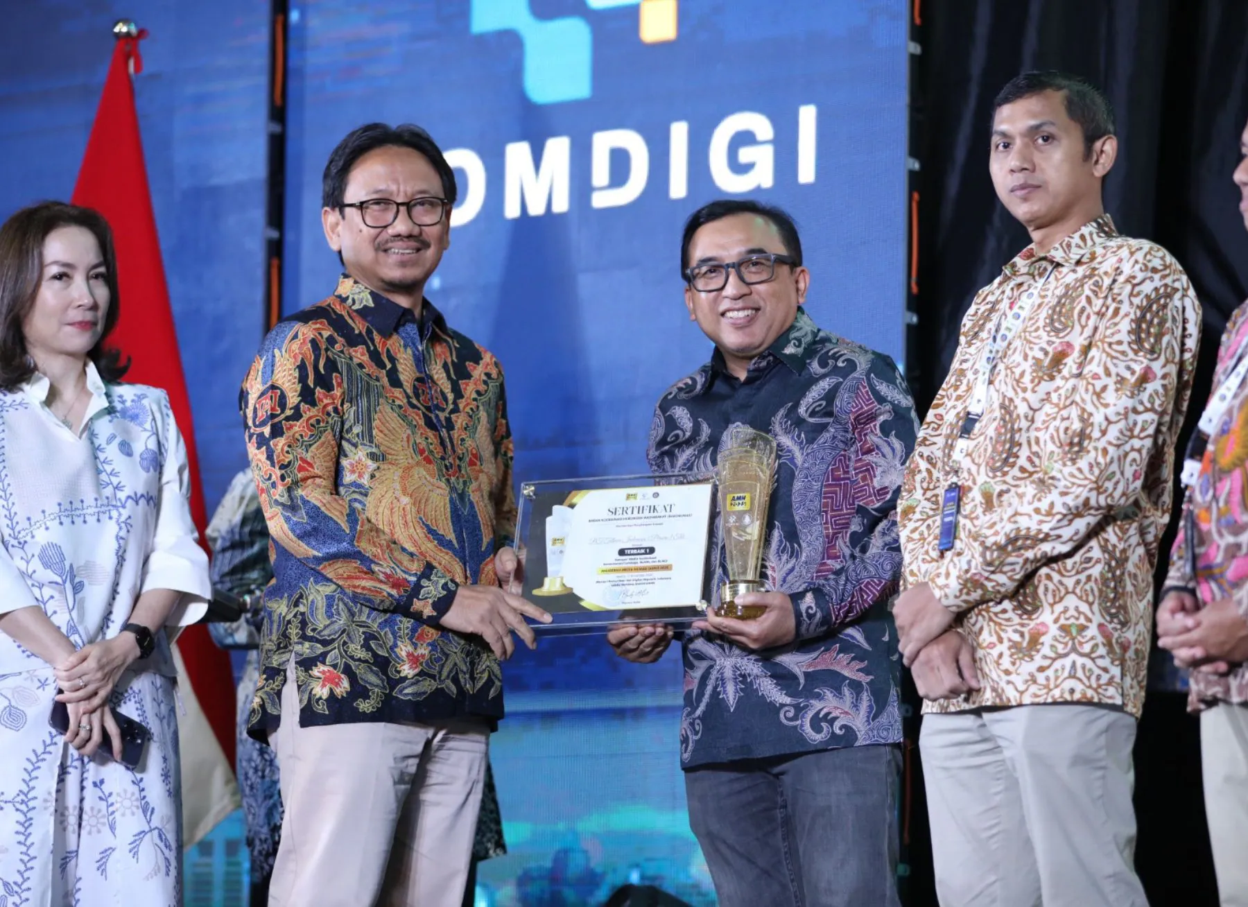 Telkom Raih 2 Penghargaan Terbaik dalam Ajang Anugerah Media Humas - Komdigi 2025