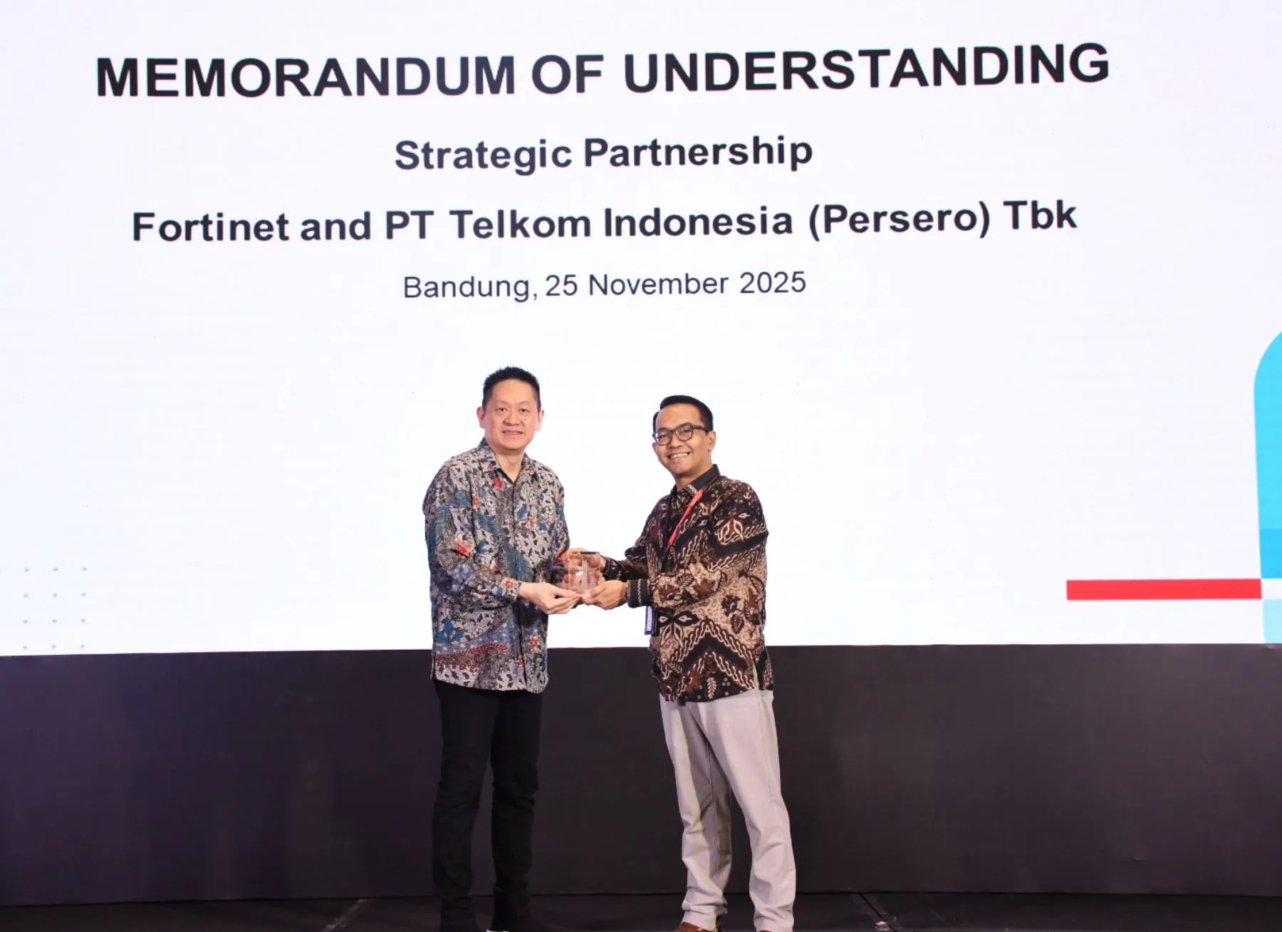 Telkom Jalin Kemitraan Strategis dengan Fortinet Guna Perkuat Infrastruktur Digital dan Keamanan Siber