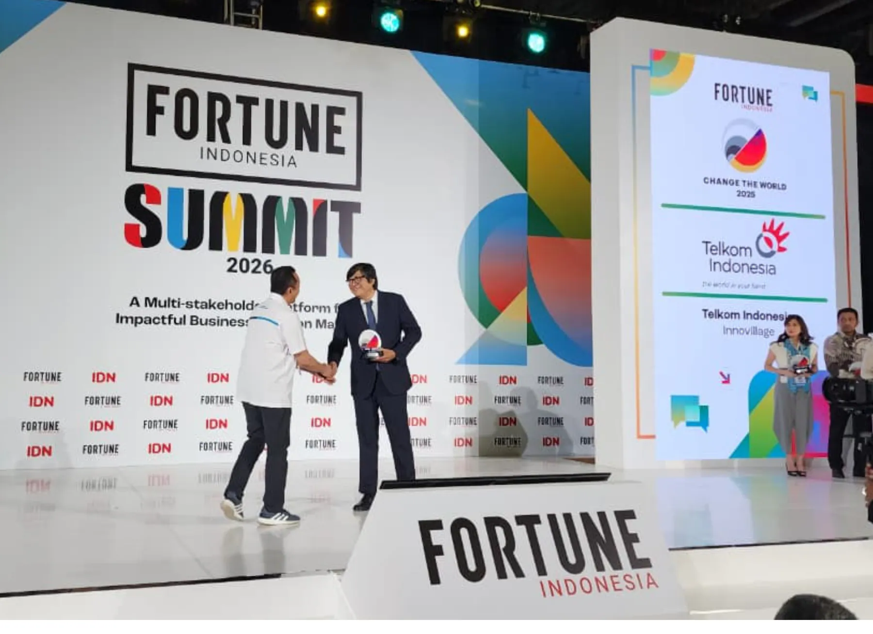 Digital Innovation for the Nation: Telkom Indonesia’s Innovillage Wins “Fortune Indonesia – Change the World” Award