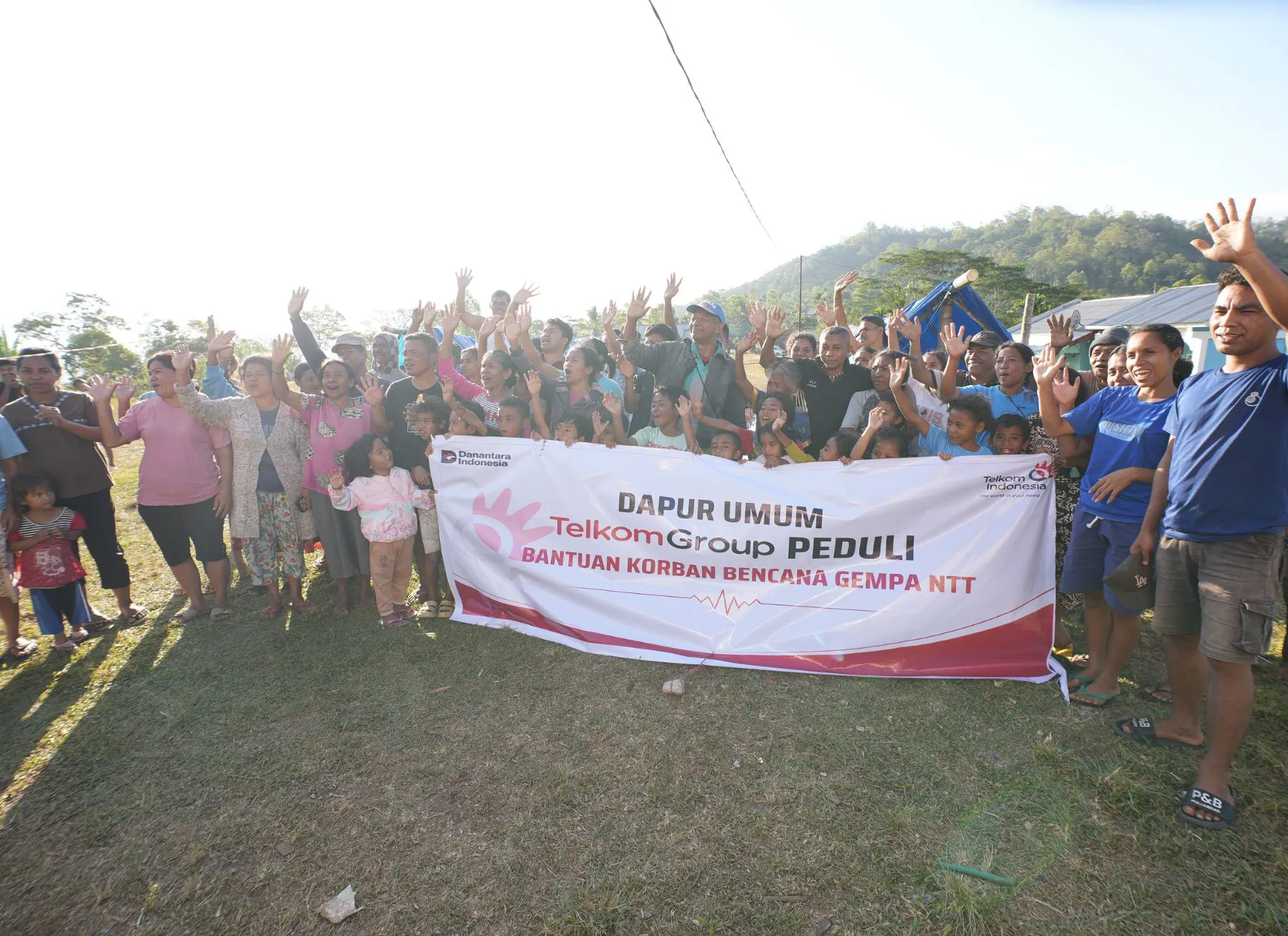 TelkomGroup Salurkan Bantuan Kemanusiaan Hingga Rp1,3 Miliar untuk Masyarakat Terdampak Gempa NTT